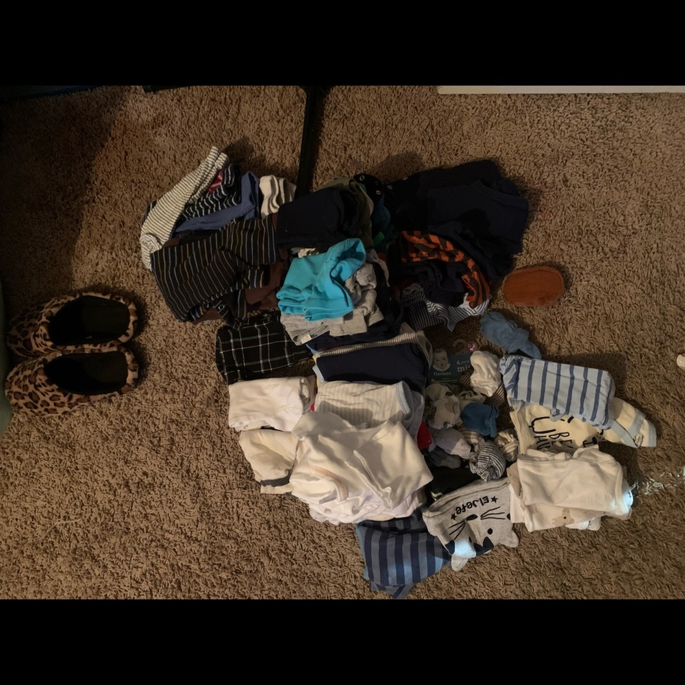 Preemie to 3 month boy clothes